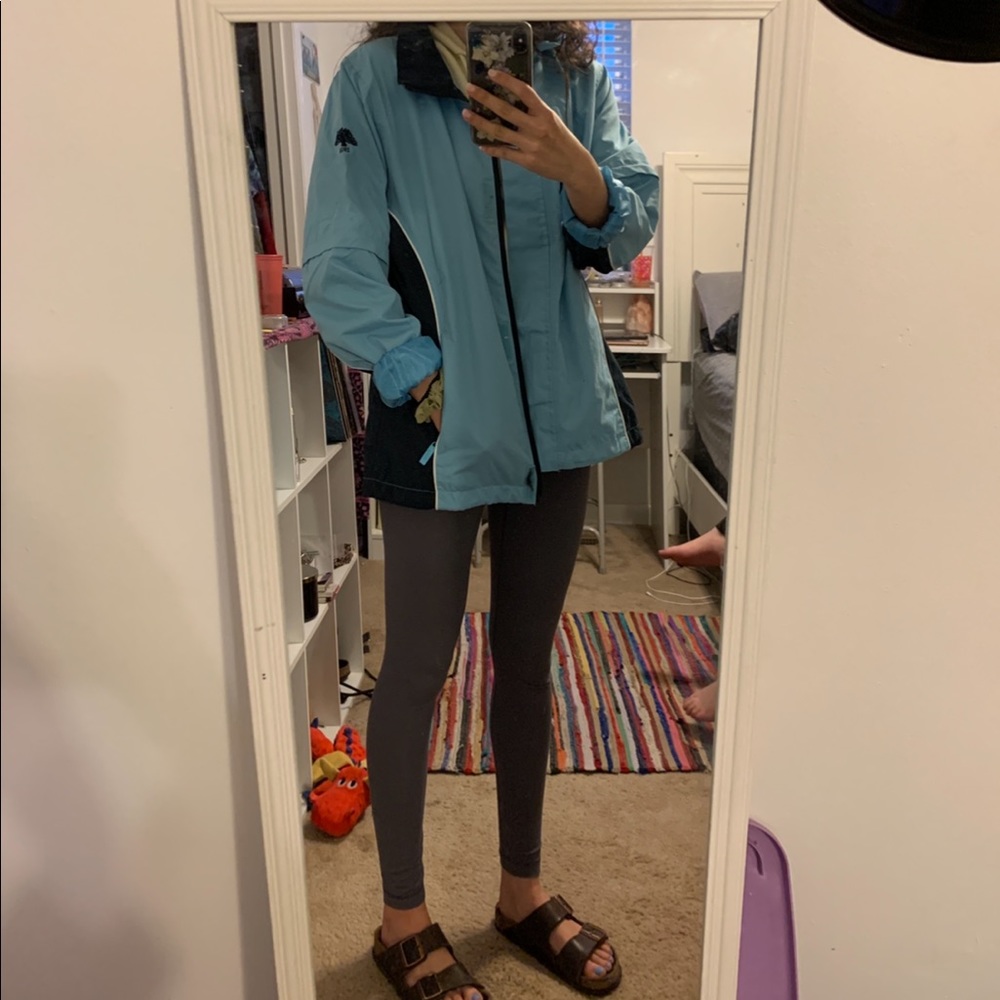 Blue Rain Jacket (Hoodless)